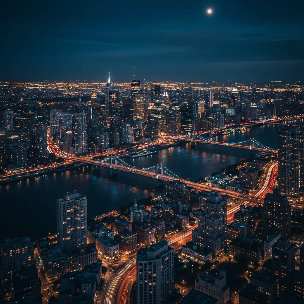 City at night